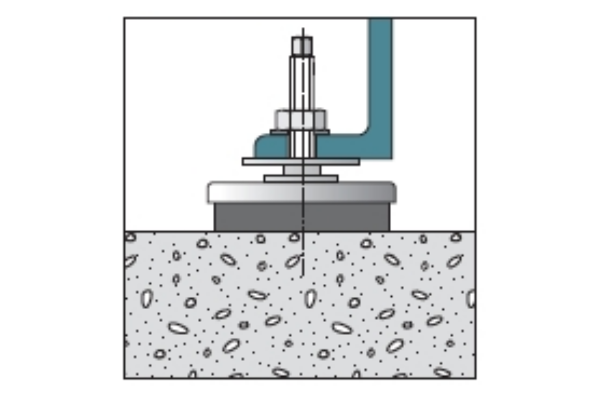 Heavy Duty Machine Mount - For Anti-Vibration & Levelling Performance - Machine Mounts